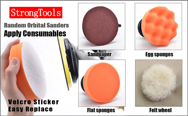 Máy chà nhám tròn phi 125mm bằng khí nén TOP PAS 10027 15 13