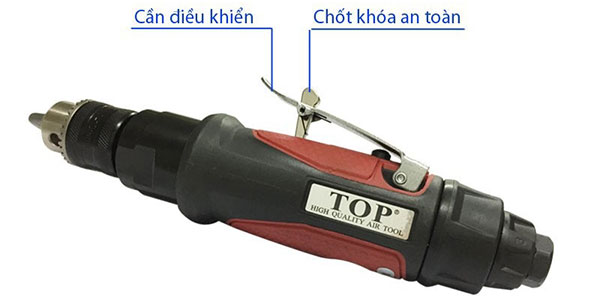máy khoan hơi thẳng mũi khoan 10mm TOP PAD 03013A 1