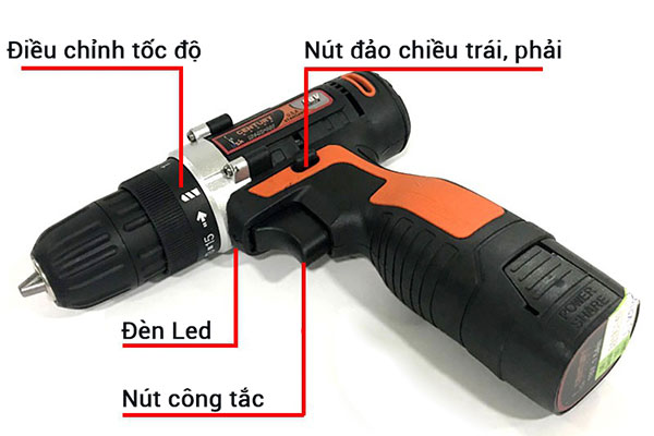 Máy khoan vặn vít dùng pin 18V Century HV KP18V 1