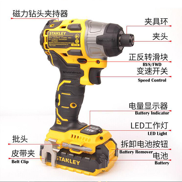 Máy vặn bulong dùng pin Stanley SBI201D2K 3