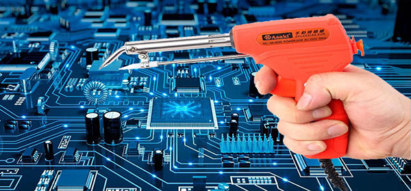 Mỏ hàn điện tử dạng súng 60W Asaki AK 9095 1