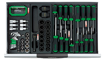 Tủ đồ nghề sửa chữa 7 ngăn 305 chi tiết Toptul GCAJ305G 3