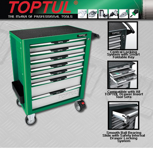 Tủ đồ nghề sửa chữa 7 ngăn 305 chi tiết Toptul GCAJ305G 6