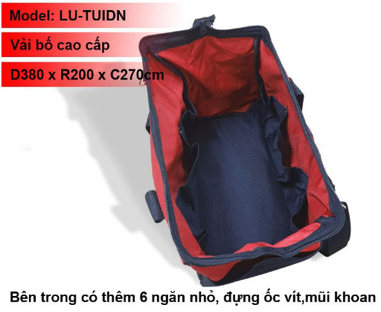 Túi đồ nghề đa năng 14 ngăn TOP LU TUIDN 4