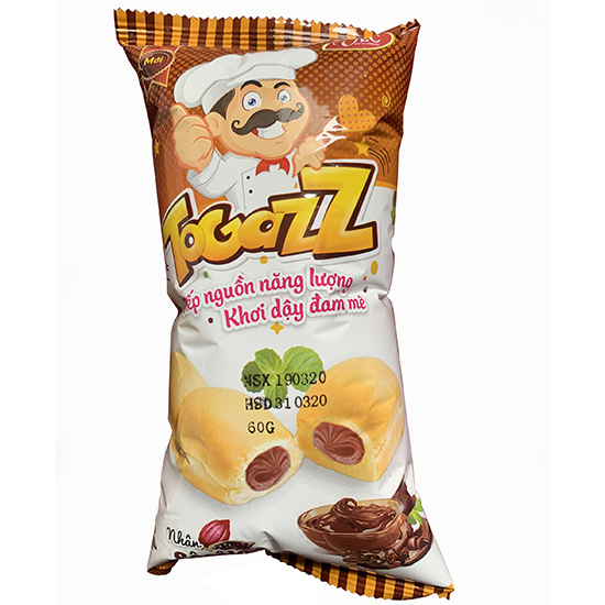 Bánh mì tươi nhân socola TOGAZZ