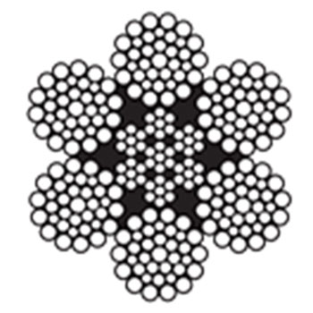 cáp thép cẩu hàng mạ kẽm Chung Woo Hàn Quốc 6xWS36 1