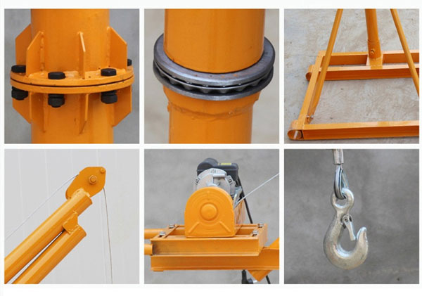 Khung cẩu 800kg xoay 360 độ 2