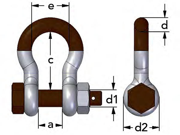 Ma ní Omega chốt an toàn Gunnebo Super A 858