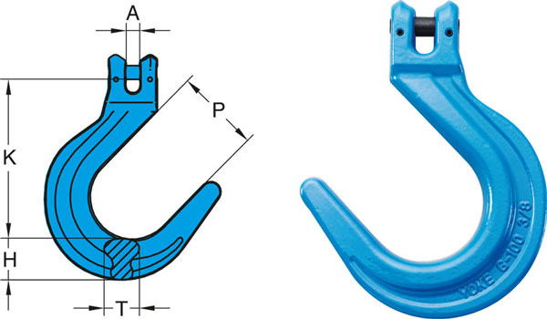Móc cẩu ngành đúc chốt mắt xích YOKE X 046 1