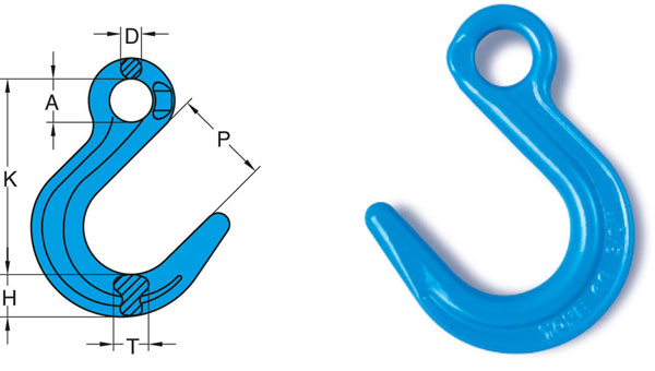 Móc cẩu ngành đúc lỗ tròn YOKE X 047 1