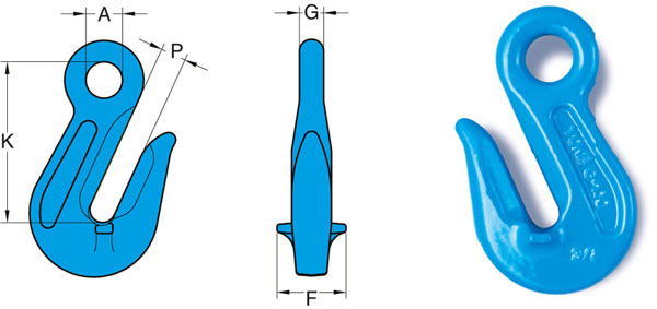 Móc gài xích lỗ tròn YOKE X 041 1