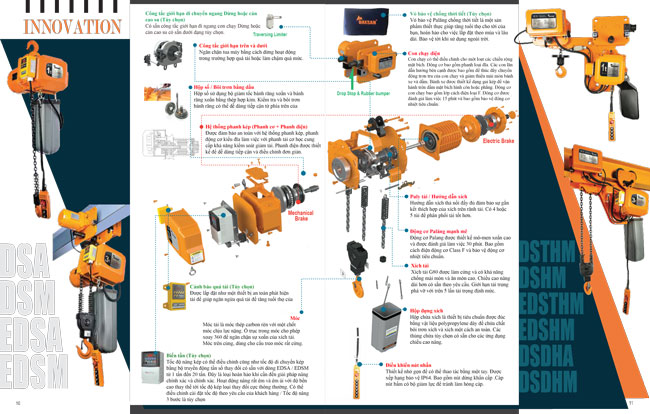 Palăng xích điện 3 pha DAESAN DSA
