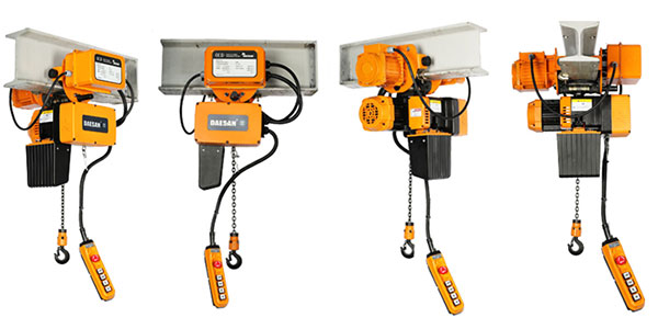 Palăng xích điện di chuyển trên dầm Daesan EDLM