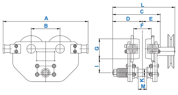 Thông số Con chạy chống cháy nổ DAESAN EXDP