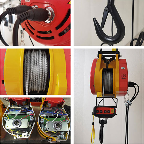 Tời cáp điện mini KONDO LES 1