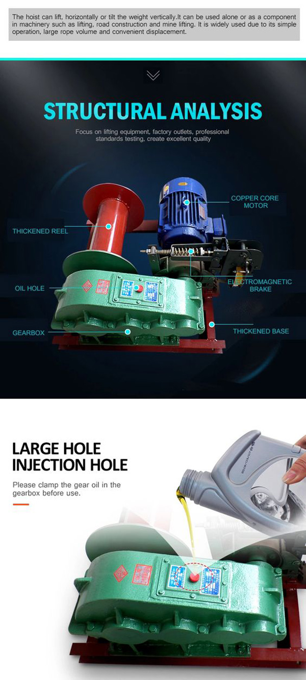 Tời kéo mặt đất JM 3