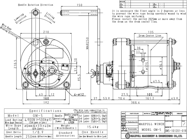 toi quay tay maxpull 500kg gm 5 1