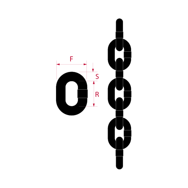 Xích đen nâng hạ cấp 8 PWB HA8