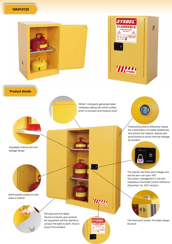 Tủ an toàn cửa đôi chứa chất dễ cháy