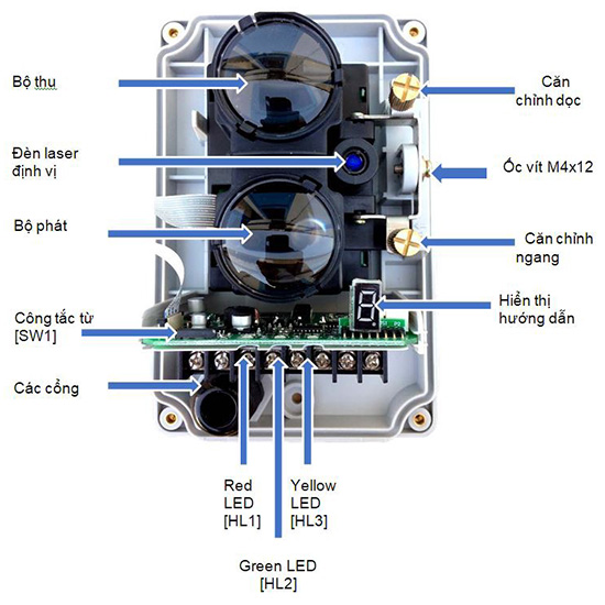 Đầu báo khói beam Tanda TX7130 1