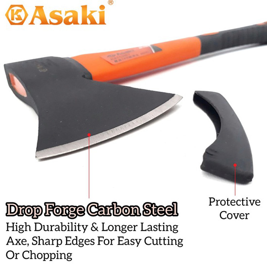 Rìu cán nhựa 16 inch Asaki AK 9507 2