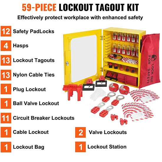 BỘ LOCKOUT TAGOUT 59 MÓN PROLOCKEY LK X07 D41