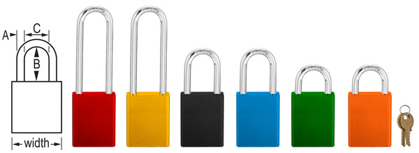 Khóa an toàn nhôm Master Lock 6835LF 1