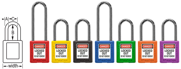 Khóa móc an toàn Master Lock 410RED 1