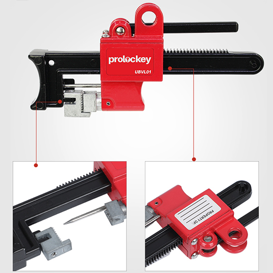 Khóa van bi đa năng 6mm đến 101mm PROLOCKEY UBVL01 3