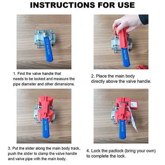 Khóa van bi tay gạt có thể điều chỉnh PROLOCKEY ABVL