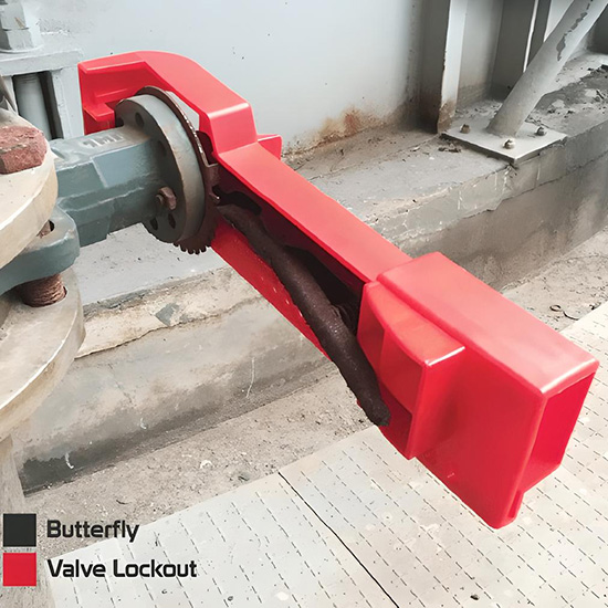 Khóa van bướm có chiều rộng tay cầm từ 8mm 45mm PROLOCKEY BVL01