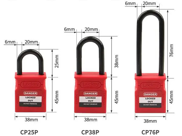 Ổ khóa an toàn cùm nylon PROLOCKEY CP25P