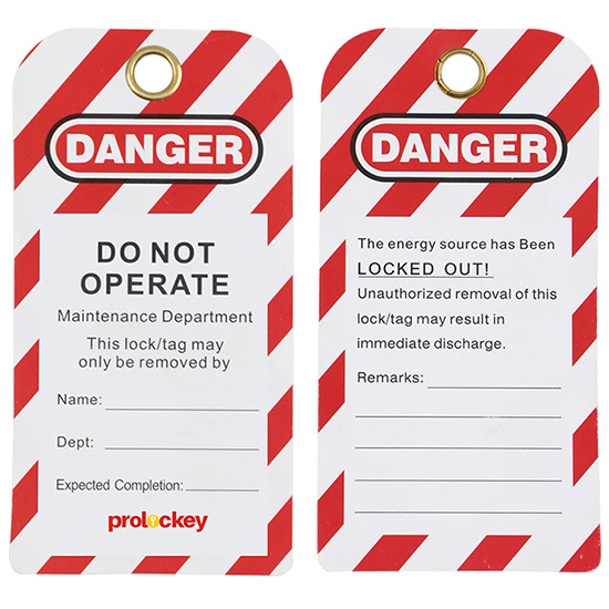 Thẻ cảnh báo DANGER–DO NOT OPERATE PROLOCKEY LT03