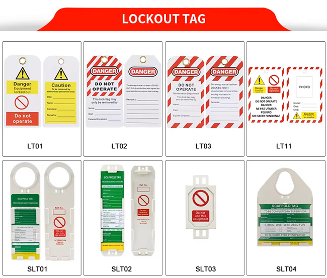 Thẻ khóa an toàn bằng nhựa PVC PROLOCKEY