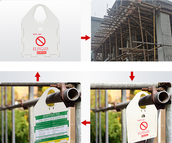 Thẻ treo kiểm tra an toàn giàn giáo PROLOCKEY SLT04 3