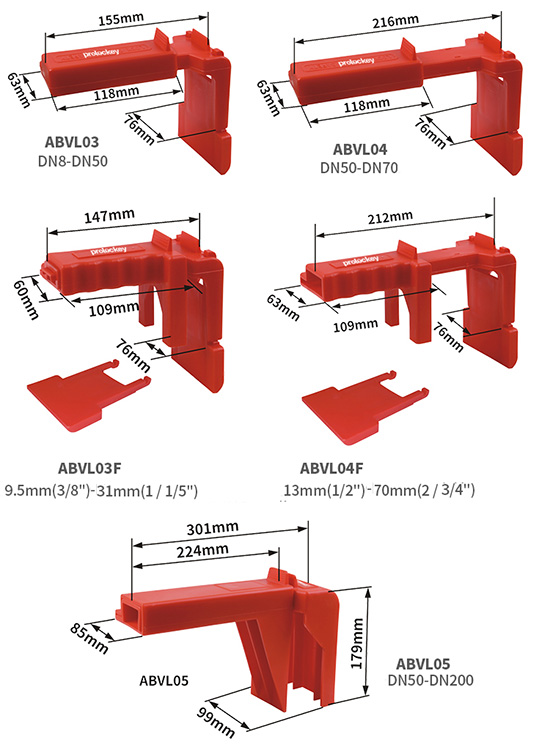 Thiết bị khóa van bi điều chỉnh PROLOCKEY ABVL