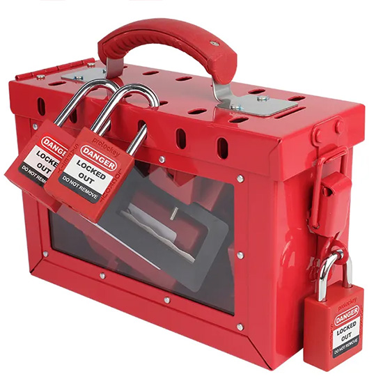 Hộp khóa nhóm LOTO quản lý 12 người PROLOCKEY LK02 2 1