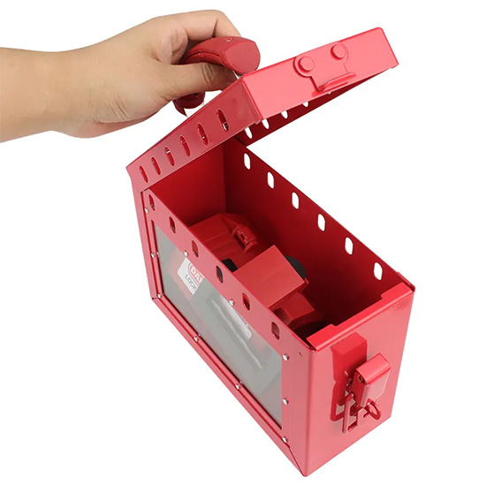 Hộp khóa nhóm LOTO quản lý 12 người PROLOCKEY LK02 2 3