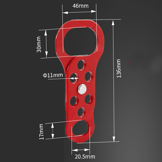Móc khóa nhóm hai đầu kẹp PROLOCKEY DSH01 3