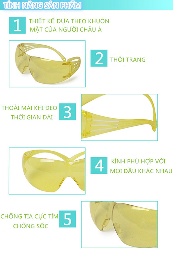 kinh bao ho lao dong 3m sf 203 3