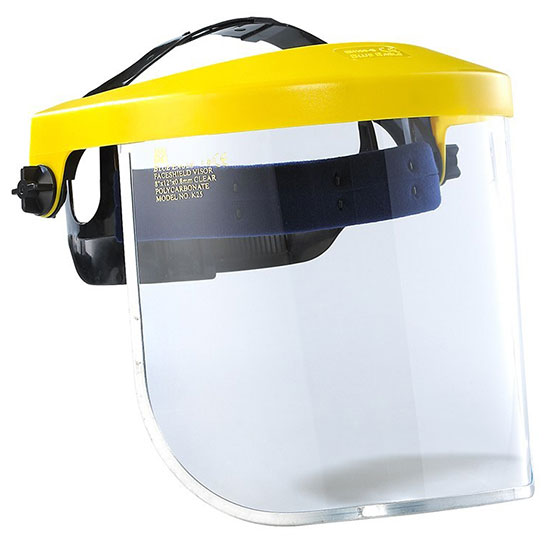 Kính che mặt màu trắng Blue Eagle K25 gắn với nón K4 1