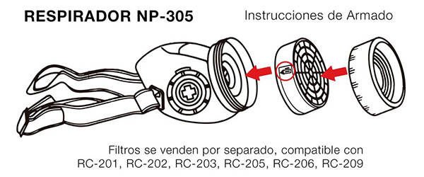 Mặt nạ hô hấp nửa mặt một phin lọc Blue Eagle NP 305 2