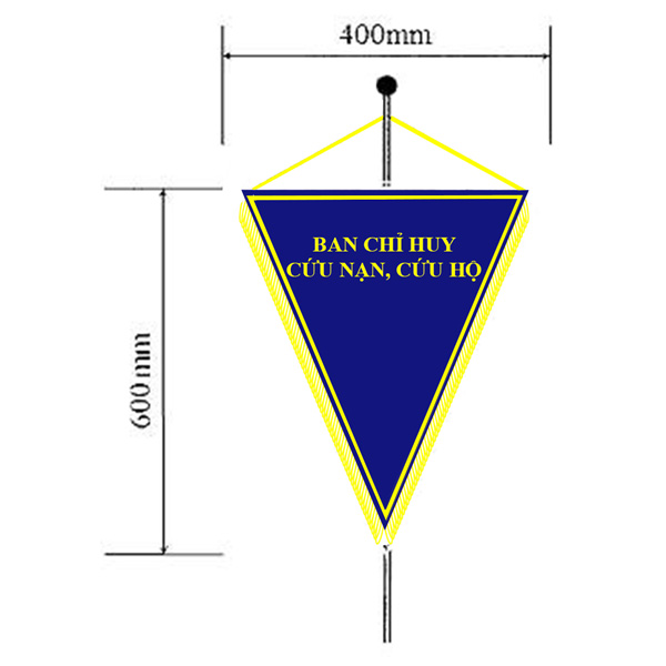Cờ hiệu Ban Chỉ huy cứu nạn cứu hộ 1