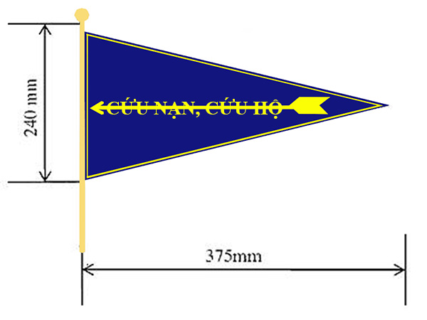 Cờ ưu tiên cho xe cứu nạn cứu hộ 1