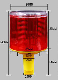 den tin hieu canh bao led nang luong mat troi js03