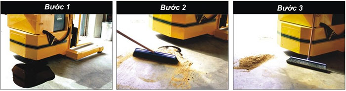 bot tham dau tran vai va hoa chat tren nen san floor gator gs 20 1