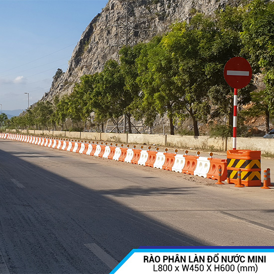 Rào chắn phân làn đổ nước mini Hi Q RS 800 1