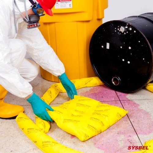 Gối thấm hút hóa chất độc hại Sysbel SCP001 1