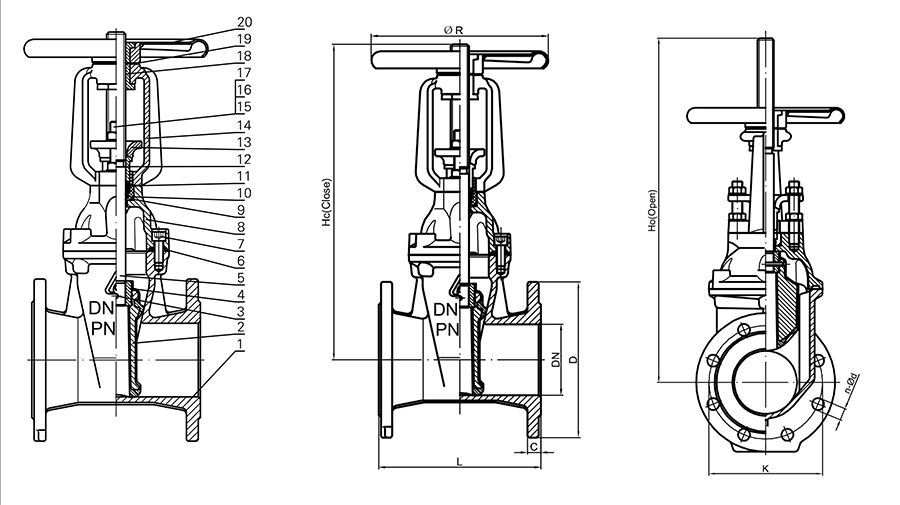 Van cổng ty nổi SHINYI RRHX 3