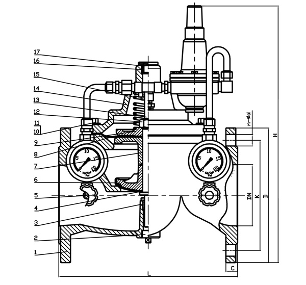 Van giảm áp SHINYI D200 3